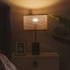 Jonathan Metal Table Lamp With Linen Fabric Shade