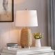 Jonathan Rattan Table Lamp Brown -Tl22124