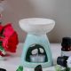 Orchid Fancy Oil Burner- Green/Beige