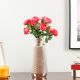 Maxime Conical Vase Silver 11.5x11.5x27.5CM