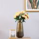 Decimus Dual Tone Hammered Vase 16X16X36 cm Bronze/Ant. Gold VDAL-87