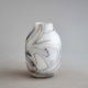 Kiyan Handblown Glass Vase Black & Whtie 17.5X17.5X25Cm