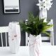Aw21 Liana Marble Vase White,Red 14X14X34Cm Hs218020-2Rlw