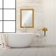 Ss22 Petite Classic Rectangular Mirror Gold 77X108X2.2Cm 3271
