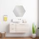 Ss22 Petite Octagon Frameles Mirror Plain 60X52Cm 6052