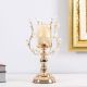 Seletti Beaded Pillar candle holder Gold 18x16x35.5cm 86571B