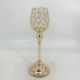 Seletti Crystal Candle Holder Gold 11.5x11.5x33.5cm 6181