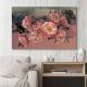 Lorena Pink Flowers And A Black Butterfly Canvas 60X90X2CM