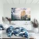 Aw21 Lorena Sailboat Canvas 60X90X2Cm M1008-21007