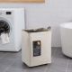 Ss22 Oliver Wide Laundry Hamper With 4 Wheels Off White 40X33X58 Hcm Fb2009