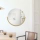 Arthur Oval Mirror Gold 60x58cm