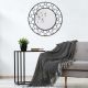 Arthur Pearl Dotted Mirror Black 60x60cm