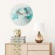 Stolpa Glass Wall Clock