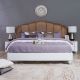 Malena 180X200 King Bed - Mocha / White