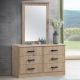 Raymond Dresser with Mirror - Summer Oak