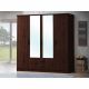 Raymond 4 Door Wardrobe - Acacia Walnut