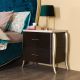 Charlotte Night Stand Set of 2 - Walnut / Golden
