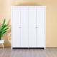 Elfrida 4 Door Wardrobe - White