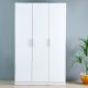 Katya 3 Door Wardrobe-White