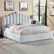 Assunta 150X200 Hydraulic Queen Bed-Grey