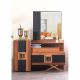 Dolores Dresser With Mirror - Walnut / Black