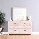Ryan Dresser with Mirror - White Washed