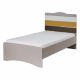 Karamel 120x200 Kids Bed-Grey / Yellow