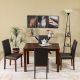 Alana Wooden 1+4 Dining Set - Wenge