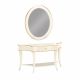 Virginia Console Table With Mirror - White