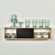 Dennis Cube Shelf - Natural+Black