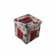 Red Phone Box 38x38x38cm Folding Storage Ottoman