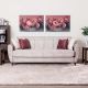 King Three Seater Fabric Sofa - Beige