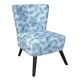 Janna Fabric Easy Chair - Leaf Print
