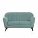 Antalya Two Seater Fabric Sofa - Teal Green