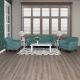 Antalya Fabric Sofa - Teal Green