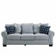 Luella Three Seater Fabric Sofa - Grey