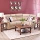 Willow Fabric Corner Recliner Sofa Set-Heather Beige