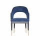 Earl Fabric Accent Chair - Navy Blue