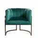 Marrion Fabric Accent Chair-Emerald