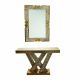 Silvestre Console With Mirror - Brown