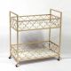 Esperanza L 76 x W 40 x H 82.8 cm 2 Tier Serving Trolley - 1 Year Warranty