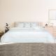 Satin Stripe 10-Piece King Comforter Set-240x260 cm - White