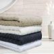 Air Rich Solid Dobby Bath Sheet 90X160Cm Grey