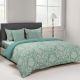 Mystique-Jacq 6 Pcs King Comforter Set Sage Green- 17770- 4513