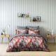 Dazzeling Dusk Digital Printed 4 Pcs Set(1 Comforter - 260X260 Cm + 1 Fitted - 200X200+30Cm+ 2 H/W Pillow- 50X75Cm) Red 493