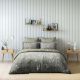 Green Serene 4-Piece Super King Digital Print Comforter Set-260x260 cm - Beige