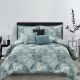 Arianna 7-Piece Super King Comforter Set-260x240 cm - Blue