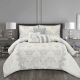 Arianna-Callie 7-Piece King Comforter Set-240x260 cm - White
