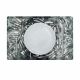 Glamour Vintage Pvc Die Cut Placemat Silver PFMP-D-28790-Silver