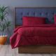 Urbane Reversible 3-Piece Single Comforter Set-150x230 cm - Maroon